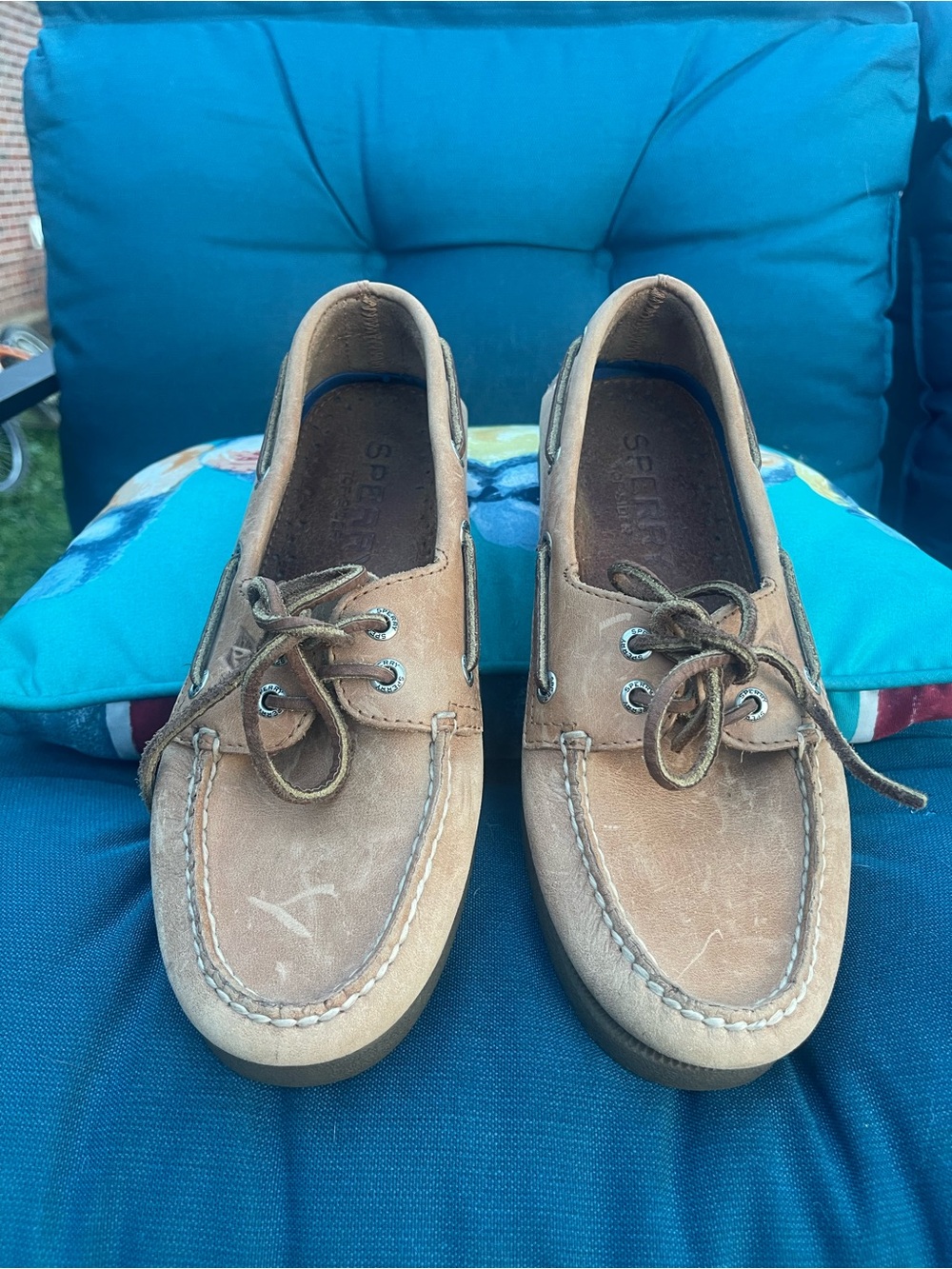 Sperry Top-Sider Brown Leather Boat Shoes Men’s 8.5M